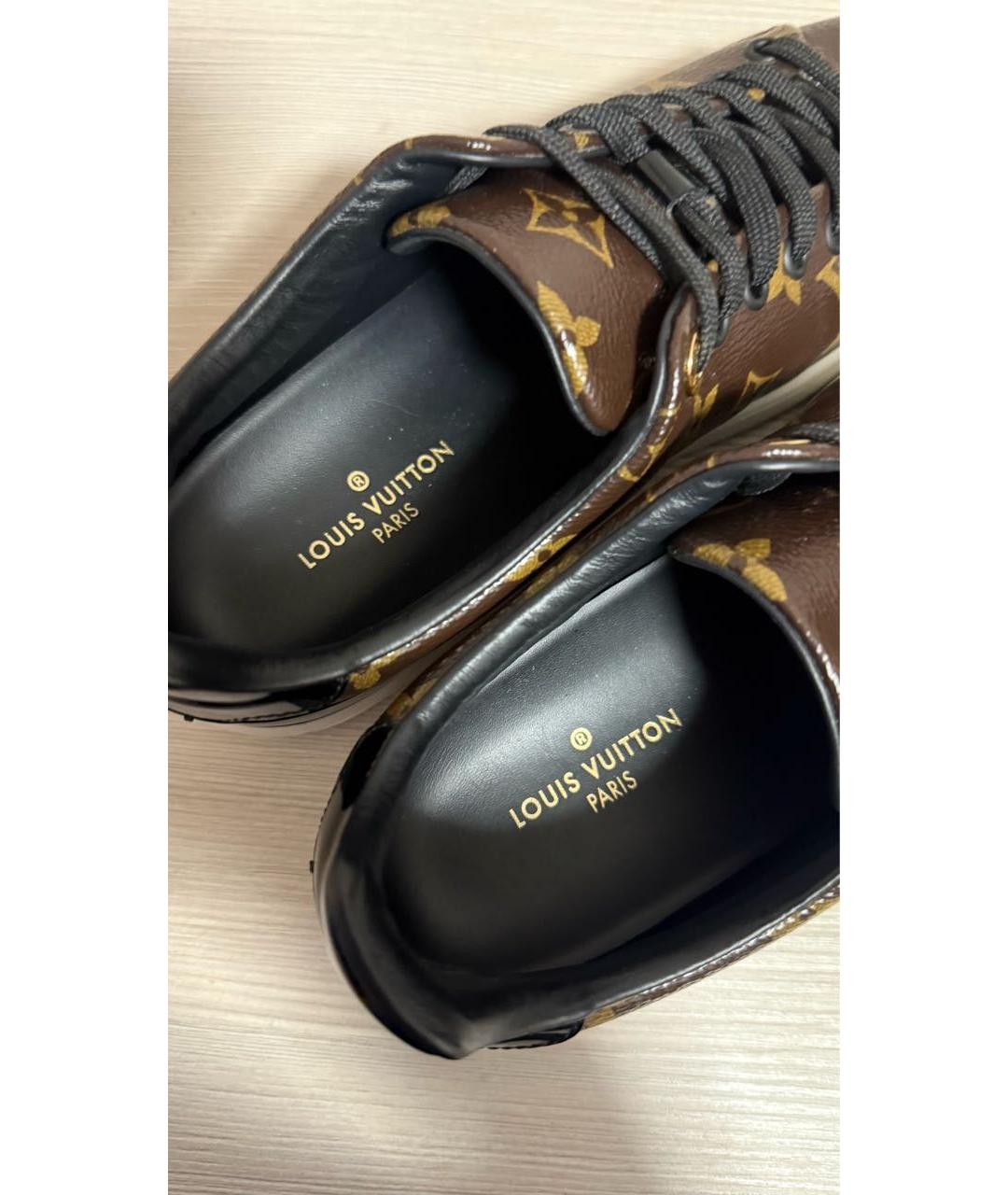LOUIS VUITTON Коричневые кеды, фото 3