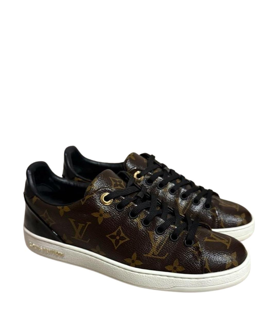 LOUIS VUITTON Коричневые кеды, фото 1