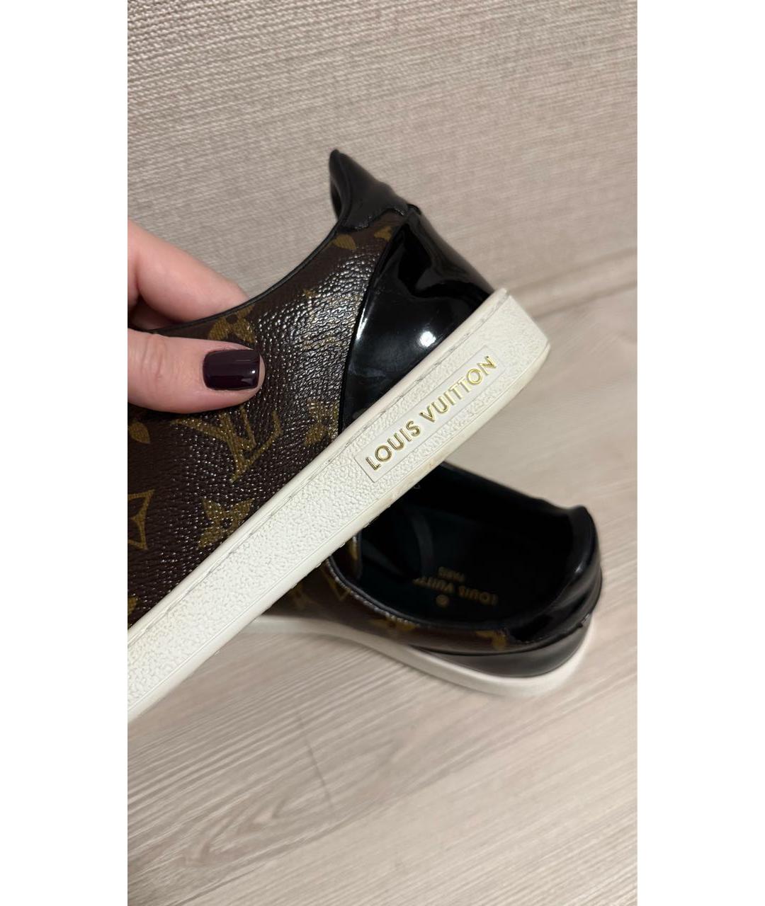 LOUIS VUITTON Коричневые кеды, фото 5