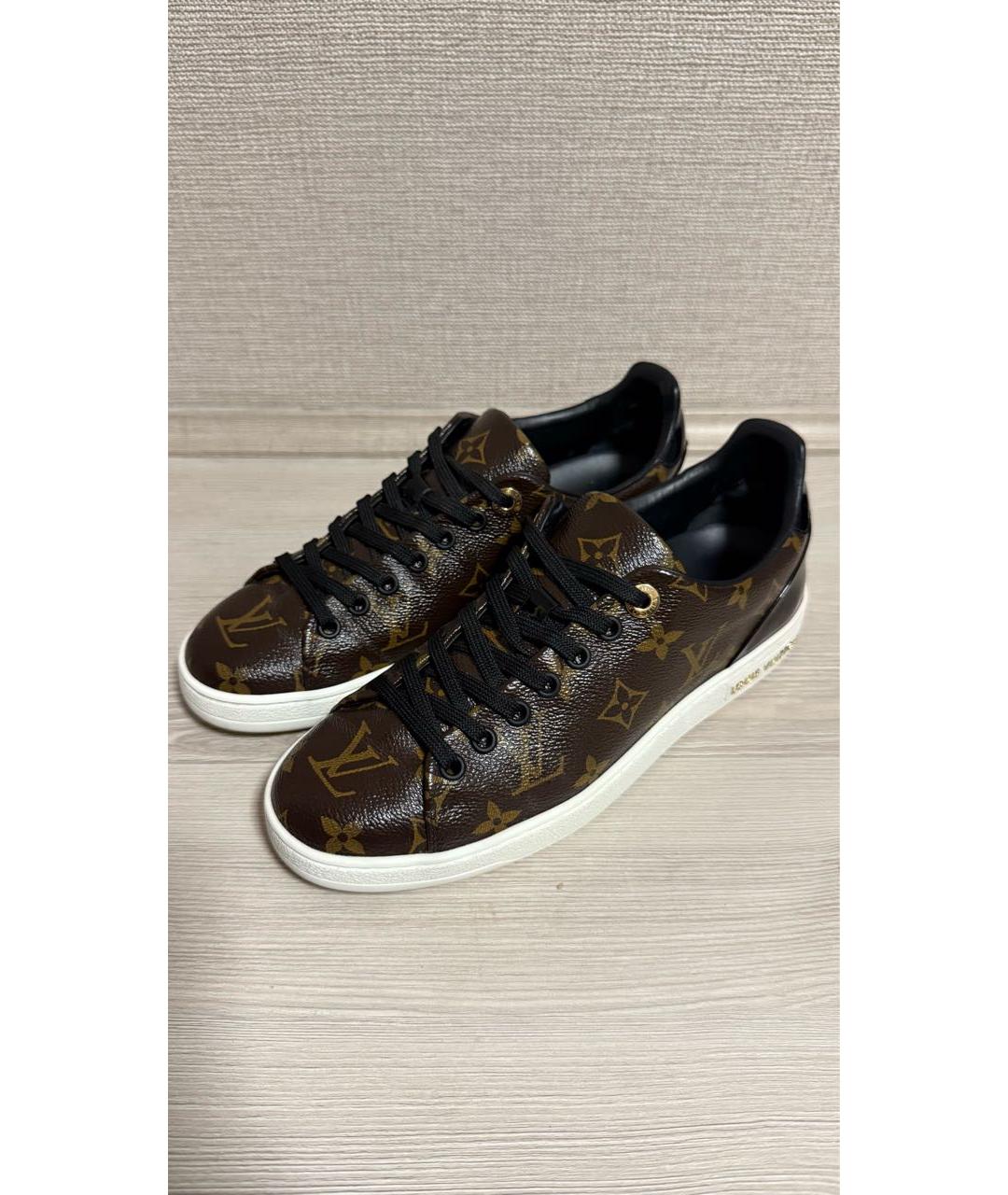 LOUIS VUITTON Коричневые кеды, фото 2