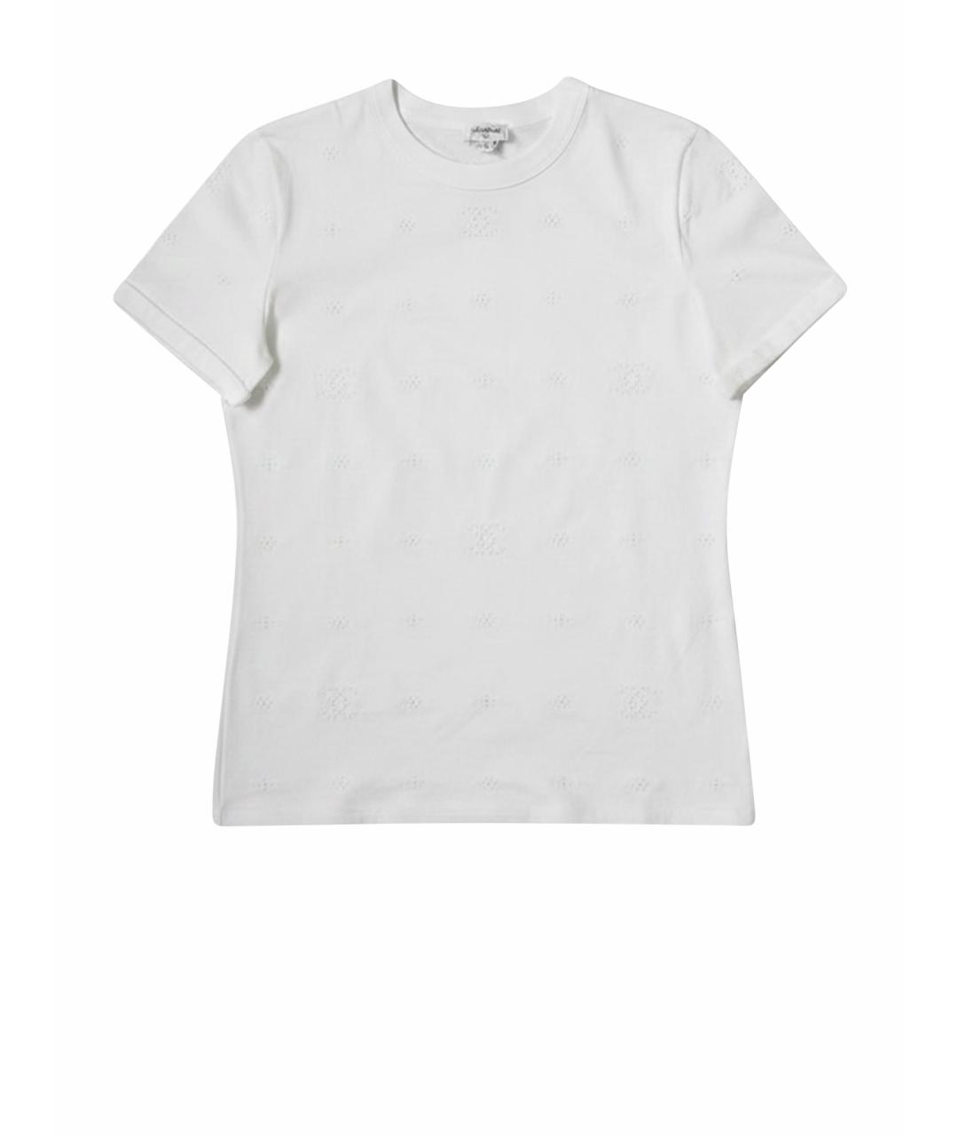 CHANEL Белая футболка, фото 3