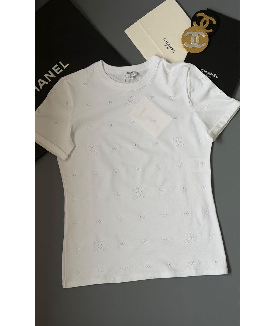 CHANEL Белая футболка, фото 2