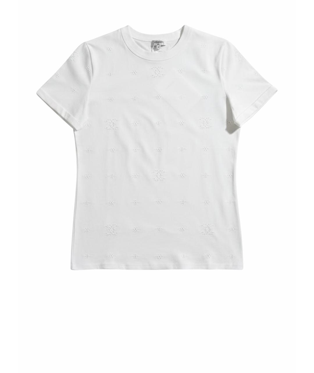 CHANEL Белая футболка, фото 1