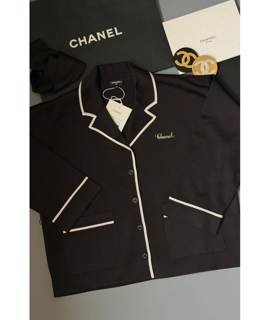 CHANEL Черный жакет/пиджак, фото 2
