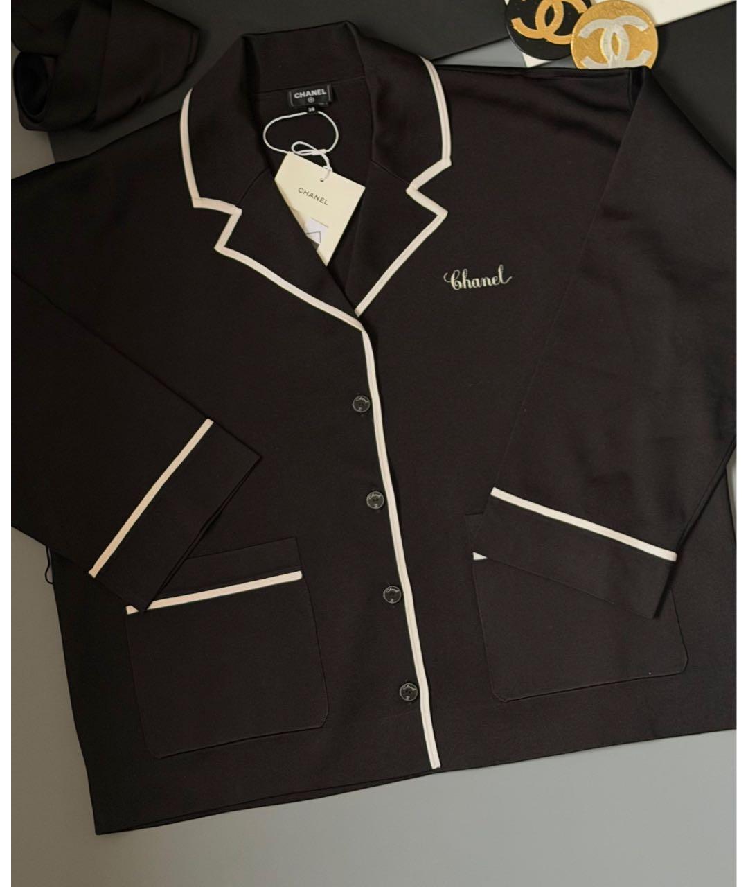 CHANEL Черный жакет/пиджак, фото 4