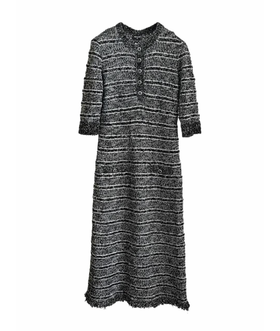 CHANEL Антрацитовое повседневное платье, фото 1