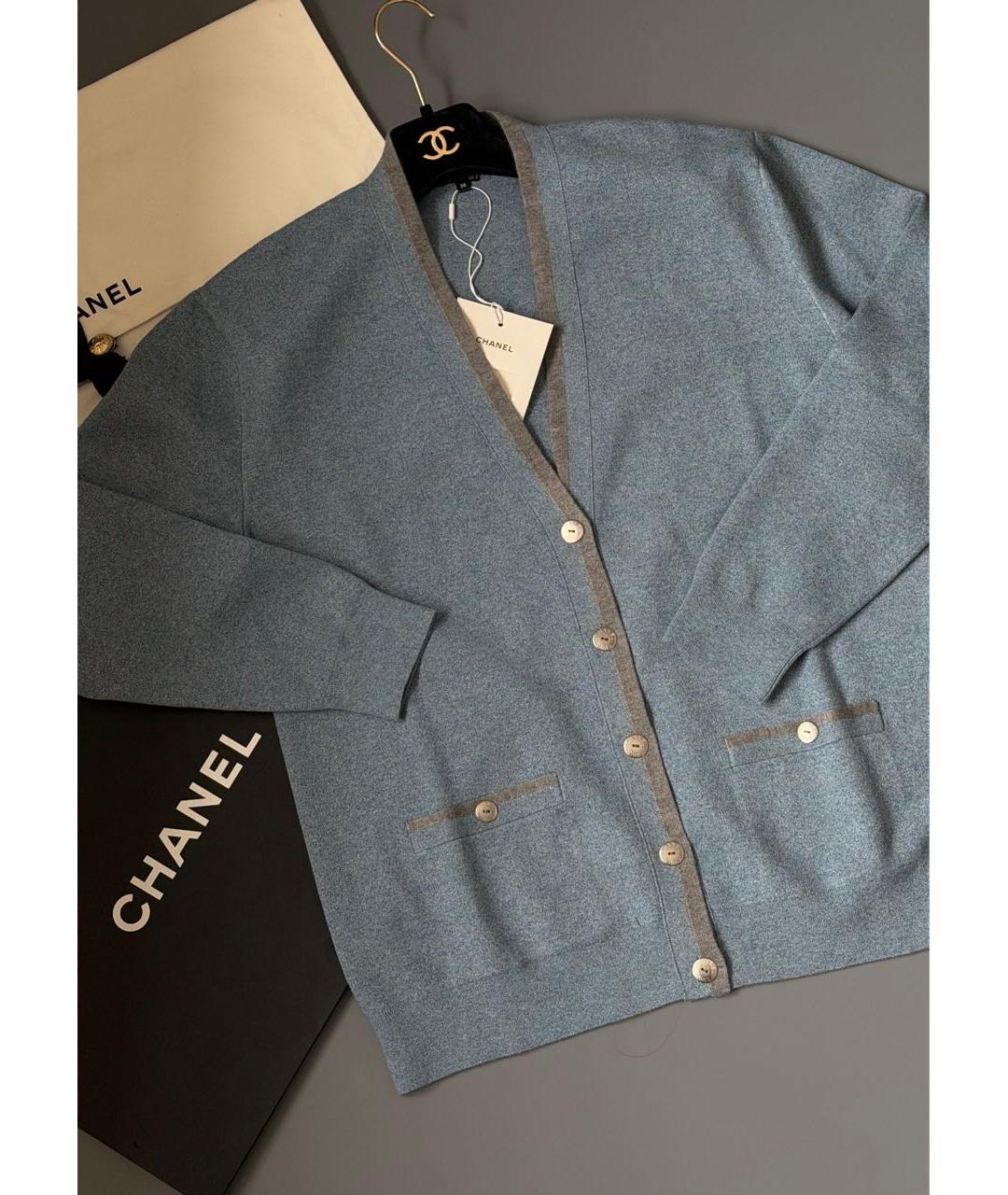 CHANEL Серый кардиган, фото 3