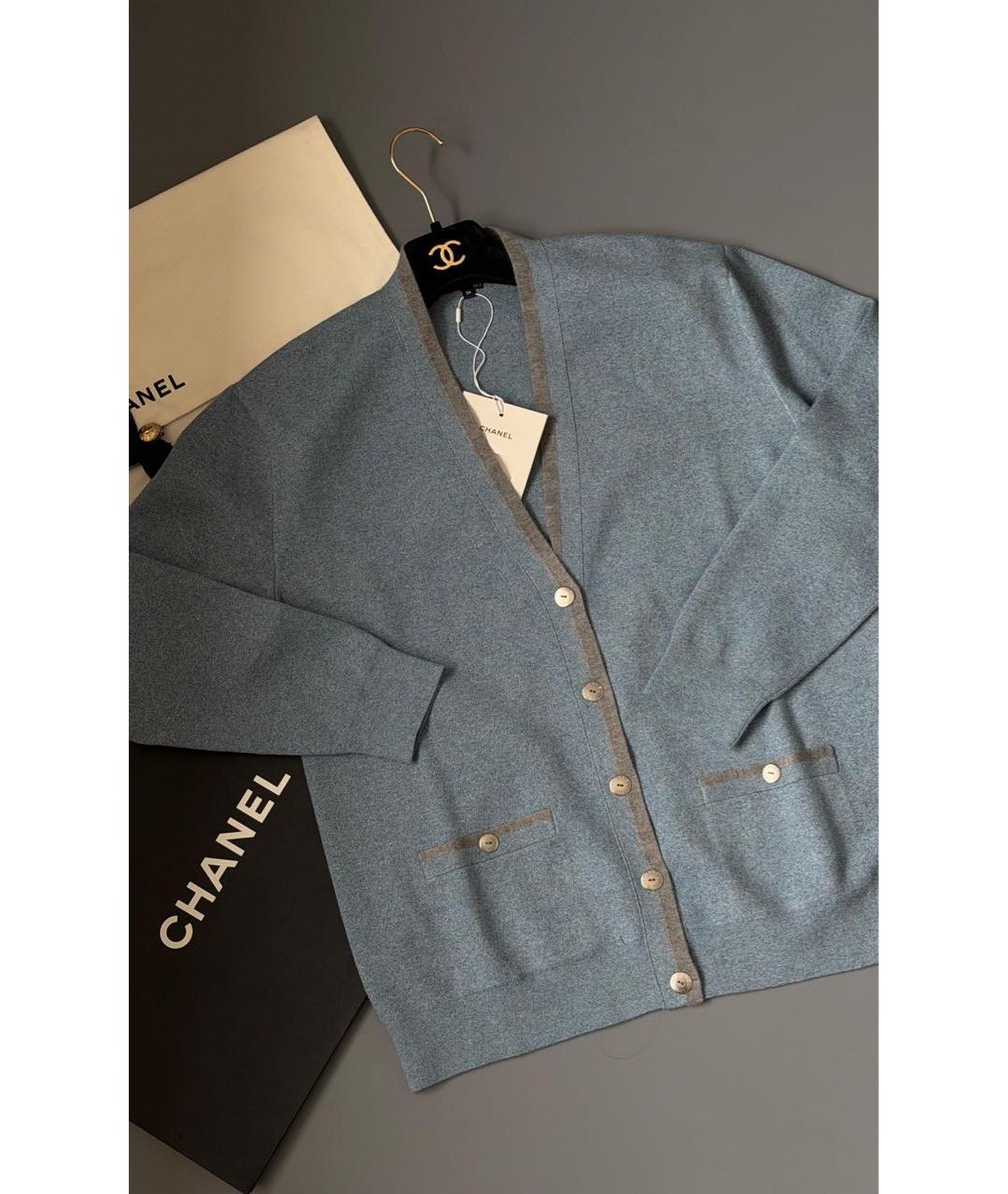 CHANEL Серый кардиган, фото 2