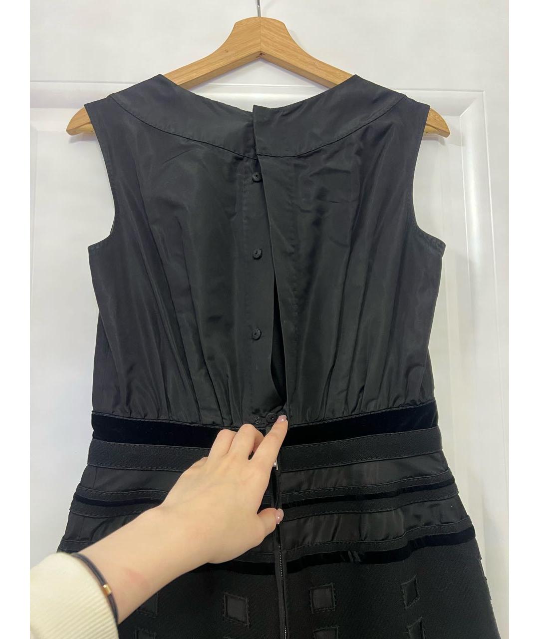 LOUIS VUITTON Черное повседневное платье, фото 6