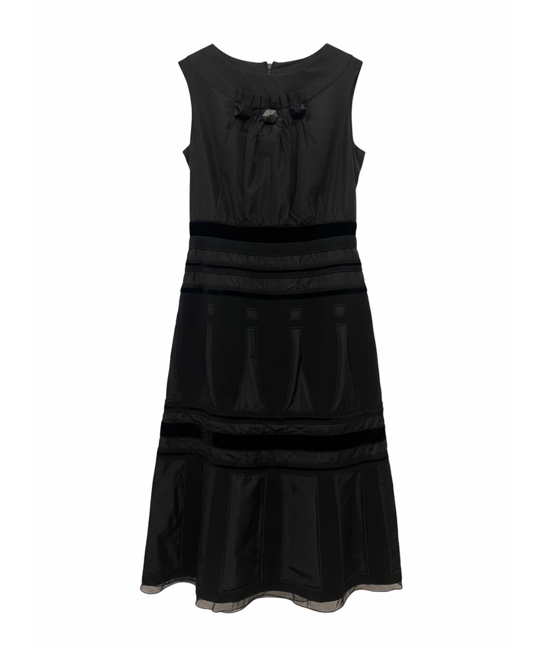 LOUIS VUITTON Черное повседневное платье, фото 7