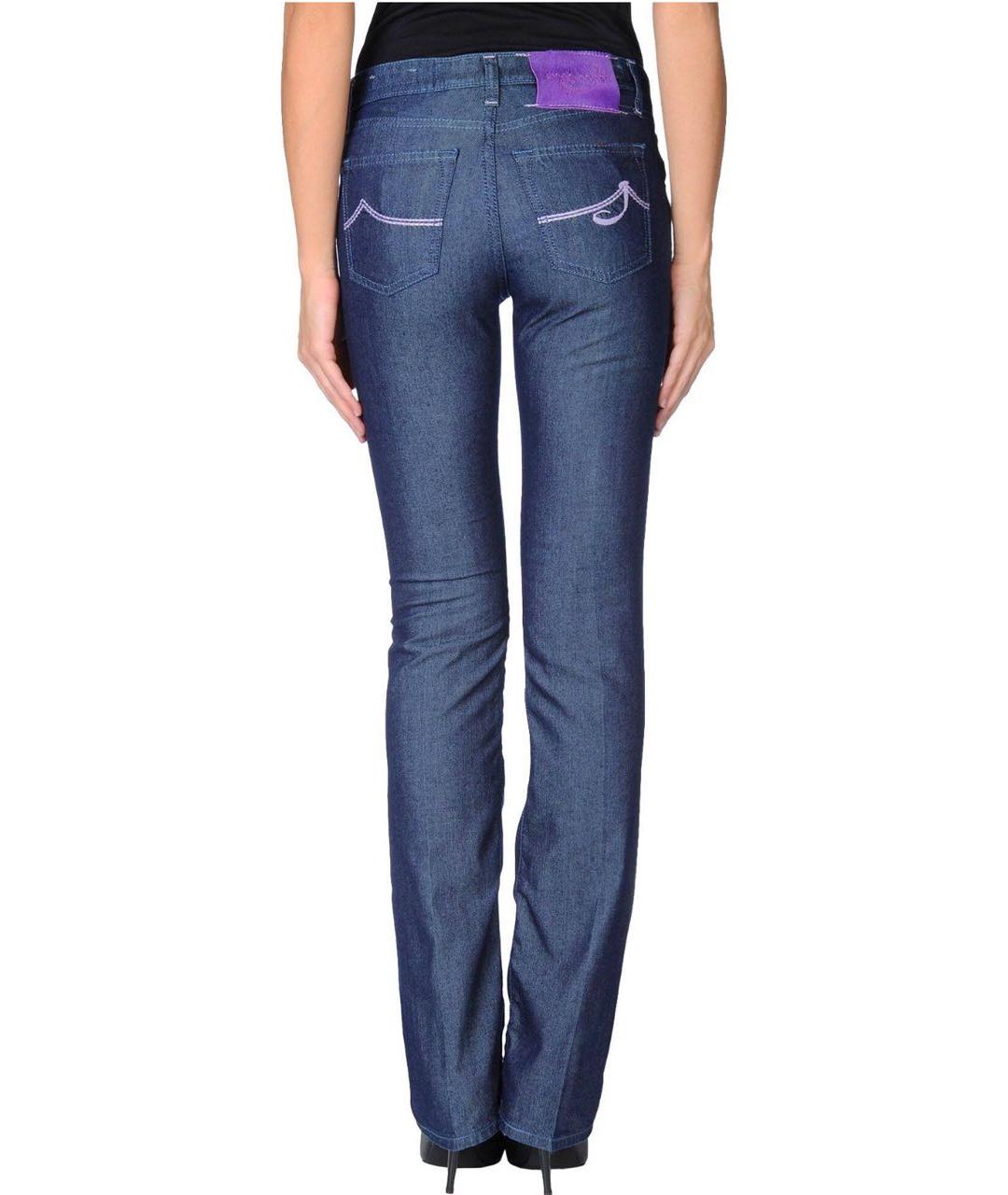 JACOB COHEN Темно-синие прямые джинсы, фото 8