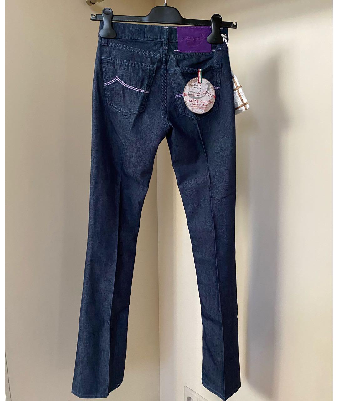 JACOB COHEN Темно-синие прямые джинсы, фото 2