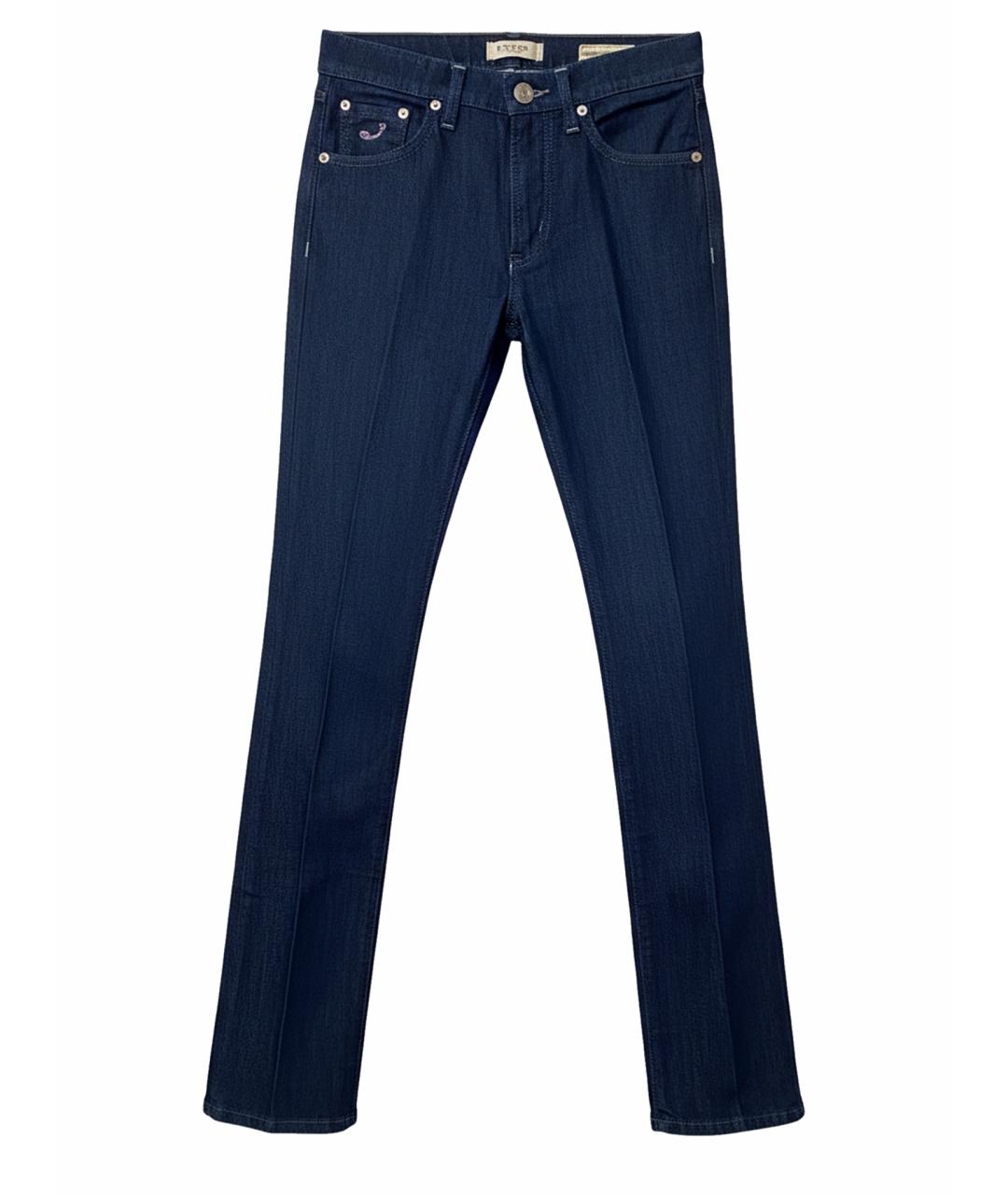 JACOB COHEN Темно-синие прямые джинсы, фото 1