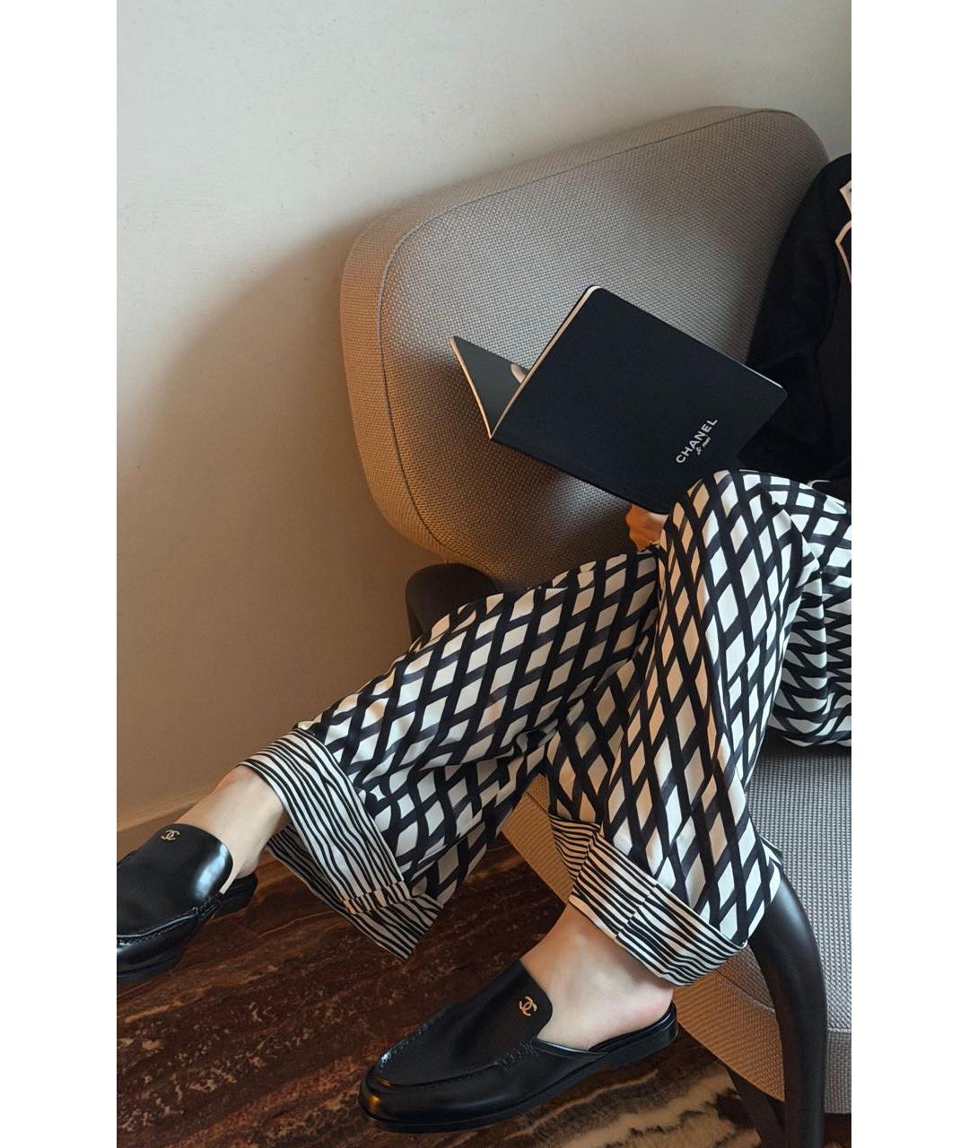 CHANEL Черные прямые брюки, фото 3