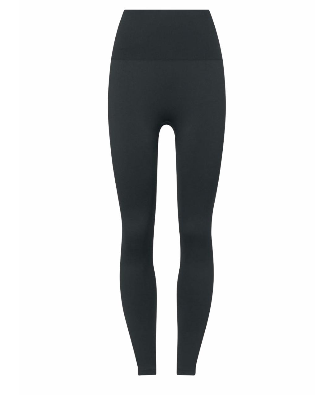 WOLFORD Антрацитовые полиамидовые леггинсы и велосипедки, фото 1