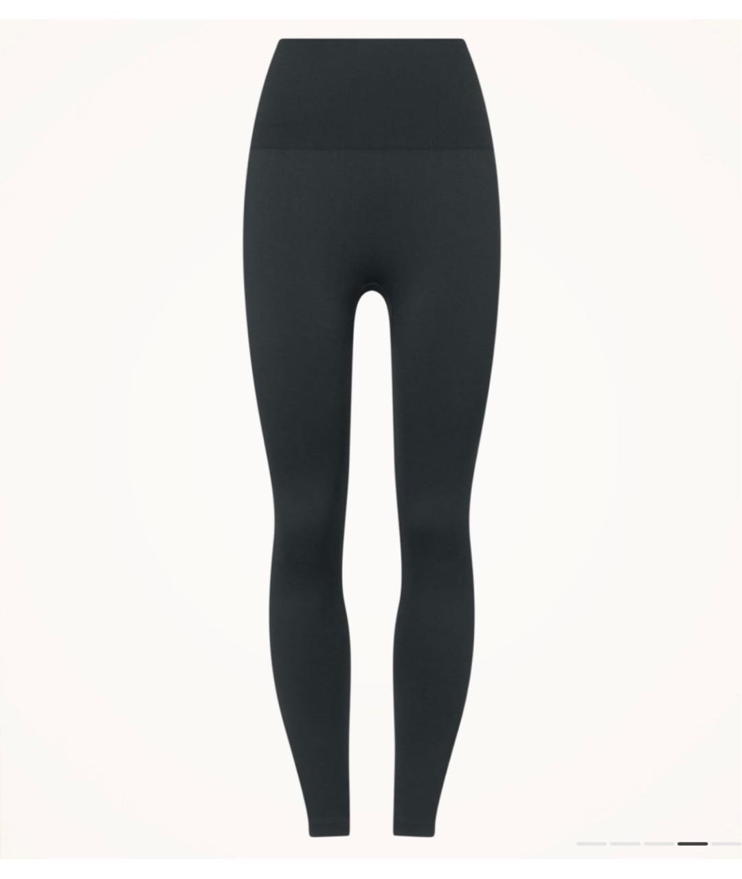 WOLFORD Антрацитовые полиамидовые леггинсы и велосипедки, фото 7