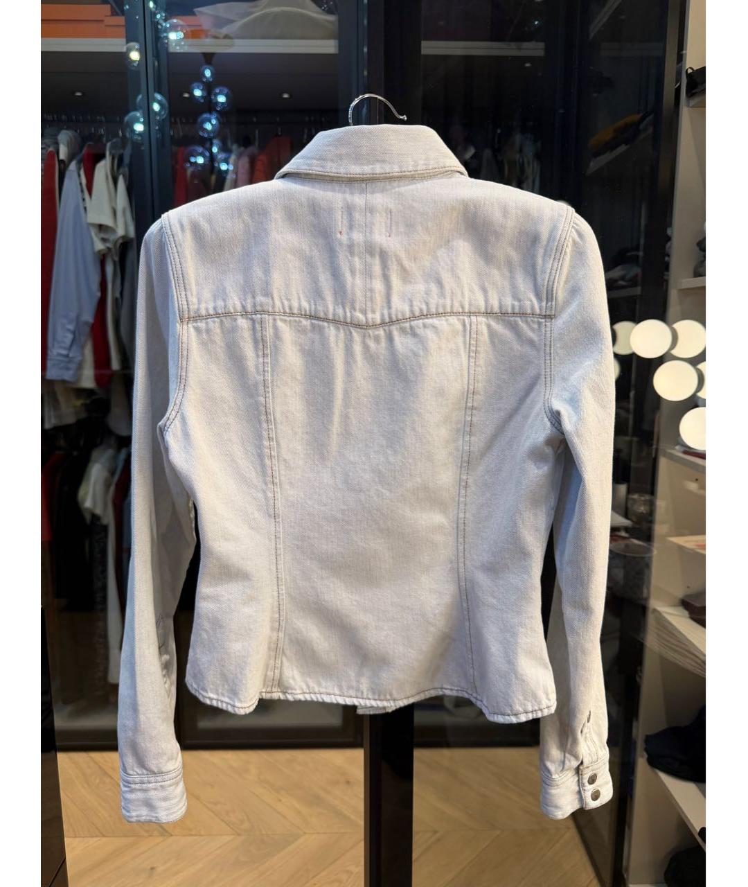 DIESEL Голубая деним блузы, фото 2