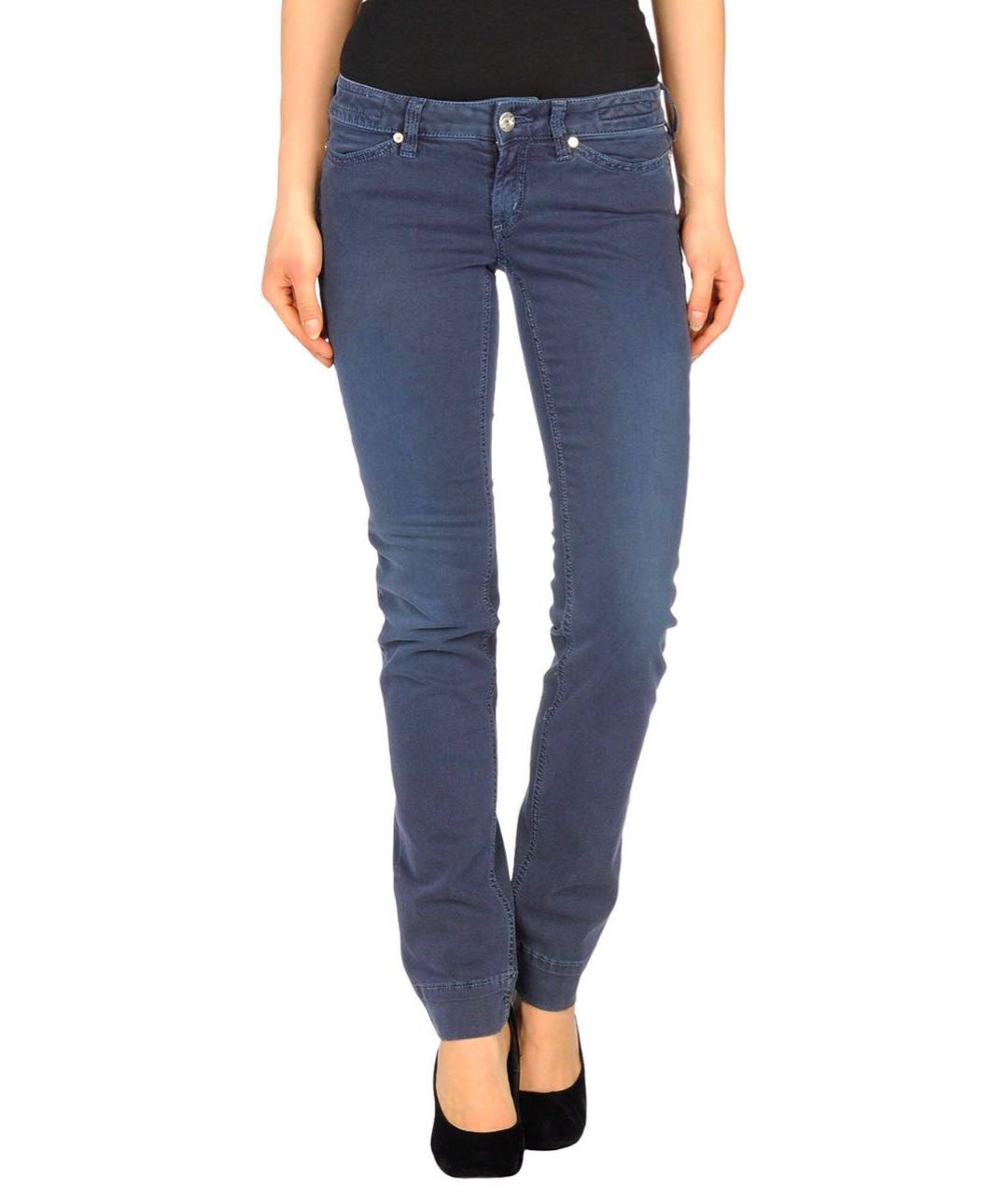 JACOB COHEN Синие хлопко-эластановые джинсы слим, фото 7