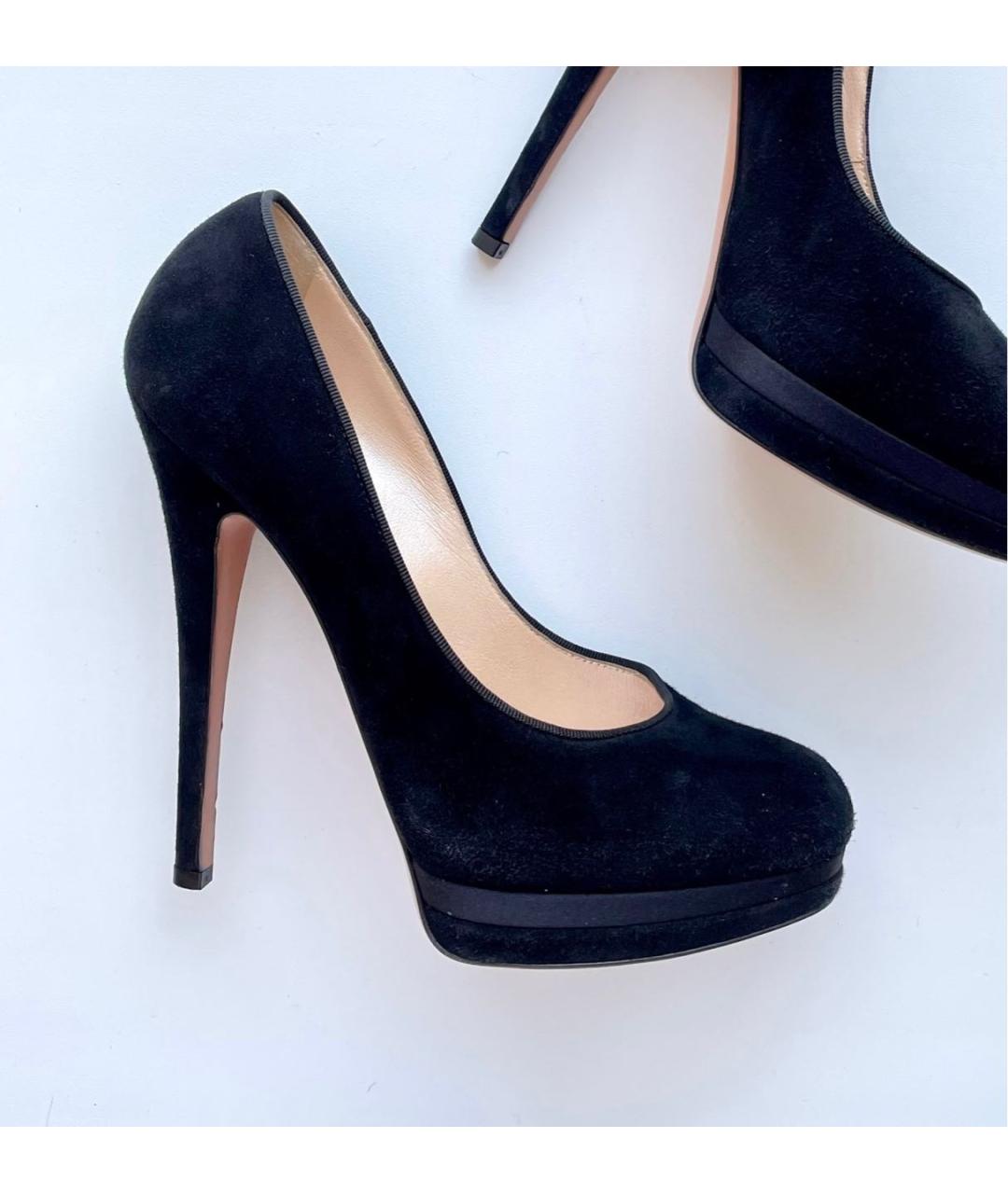 CASADEI Черные замшевые туфли, фото 9