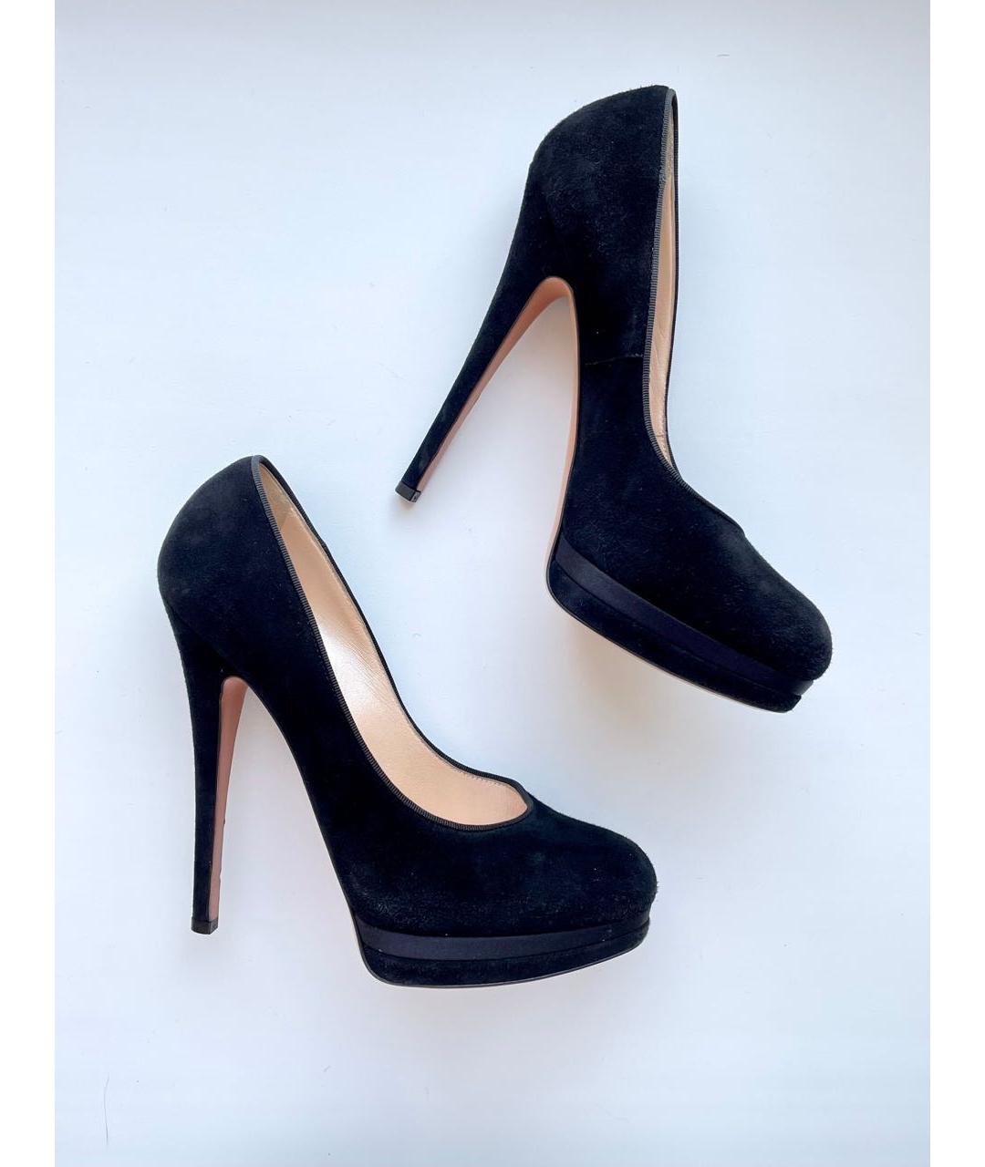 CASADEI Черные замшевые туфли, фото 3