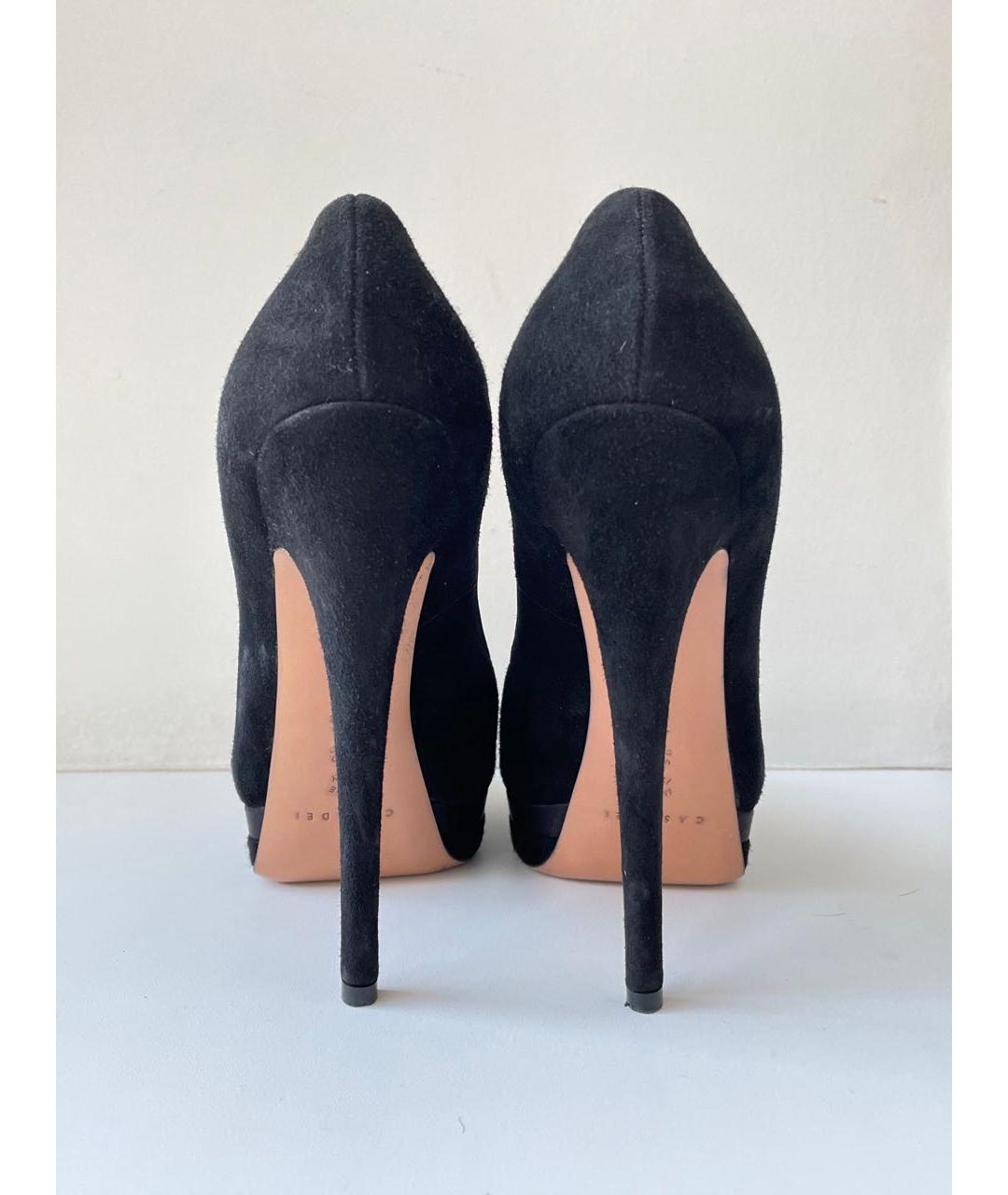 CASADEI Черные замшевые туфли, фото 6