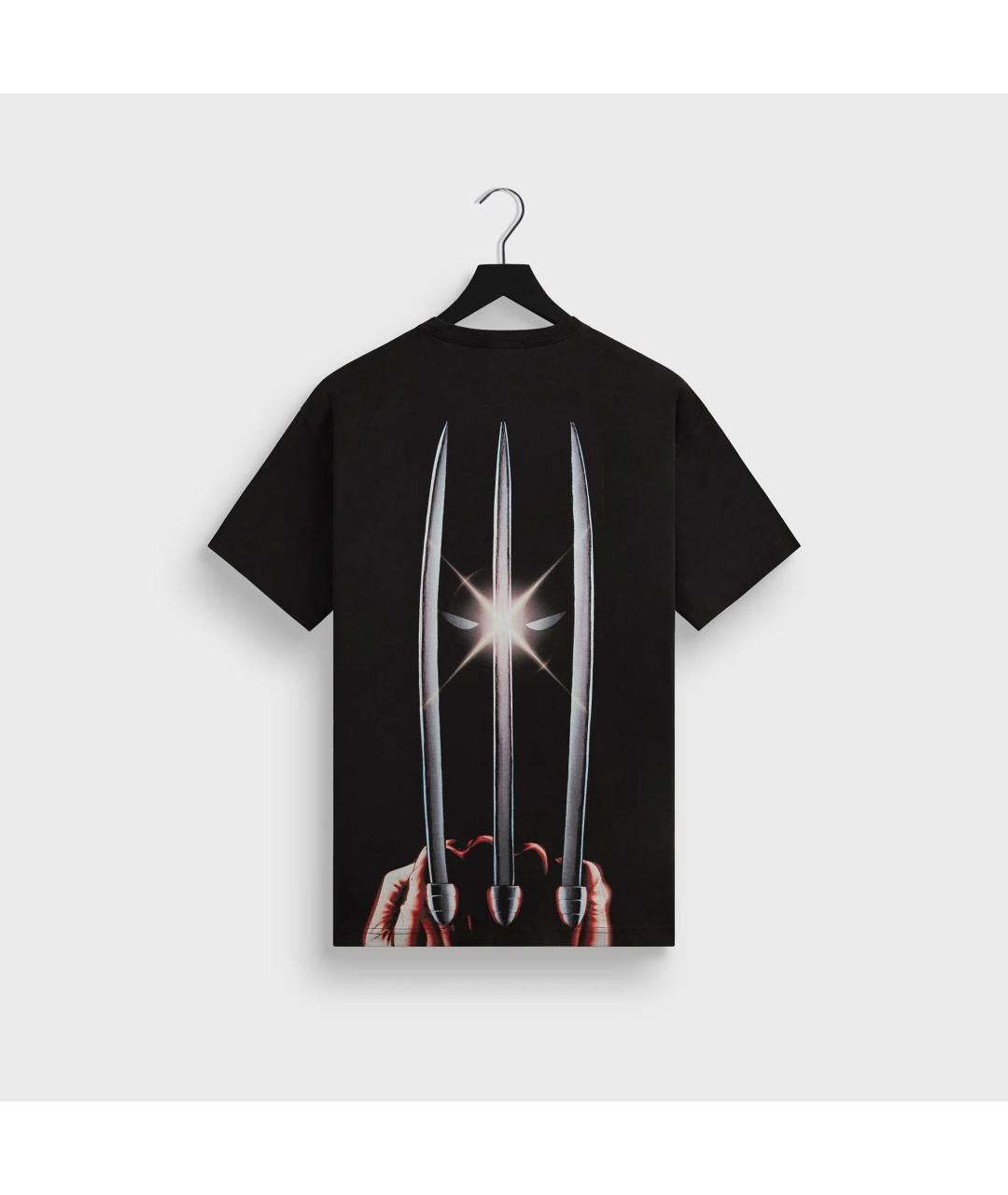 KITH Черная хлопковая футболка, фото 2