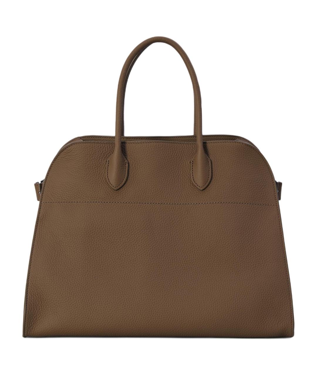 THE ROW Коричневая кожаная сумка тоут, фото 1