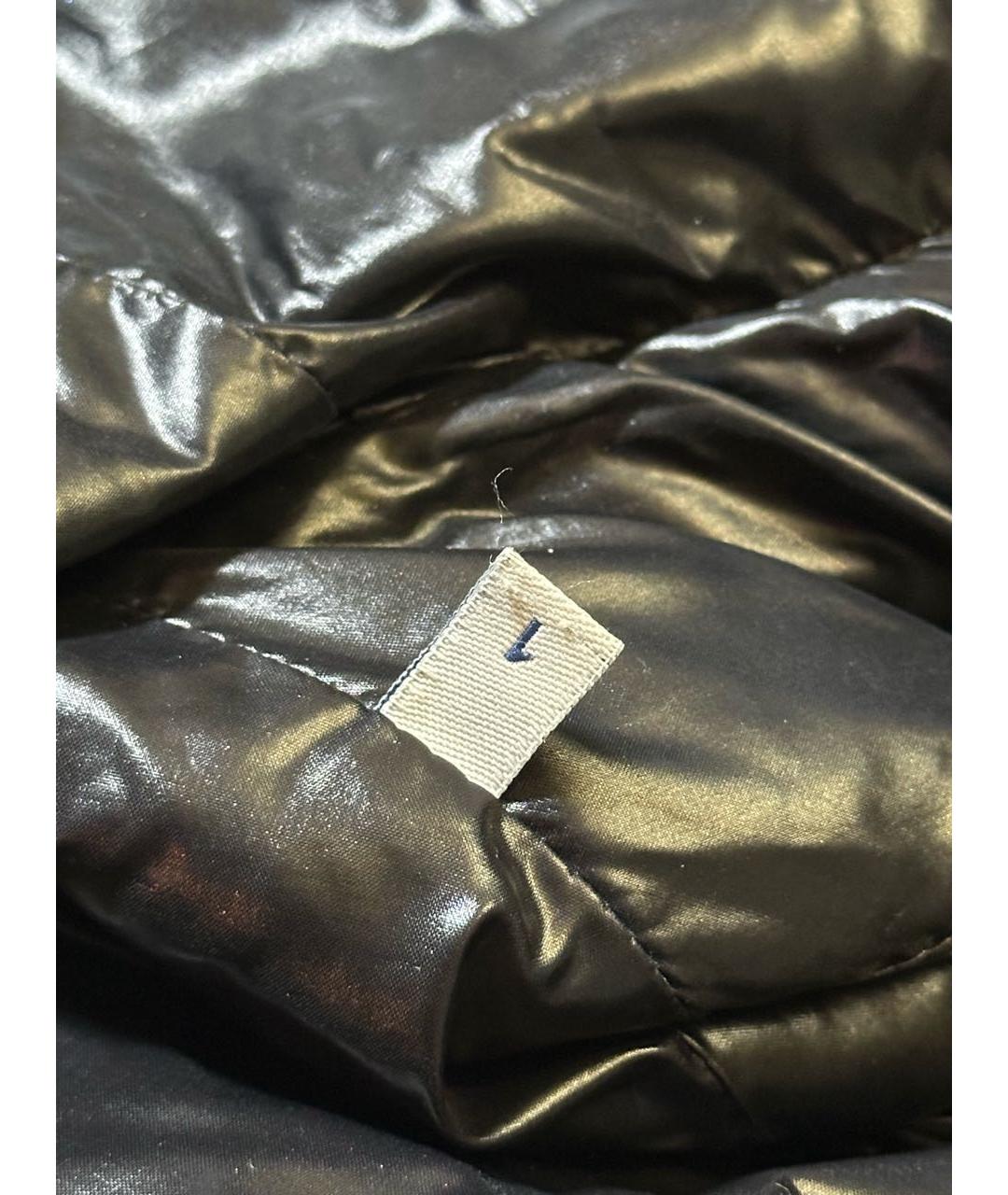 MONCLER Черный полиамидовый жилет, фото 6