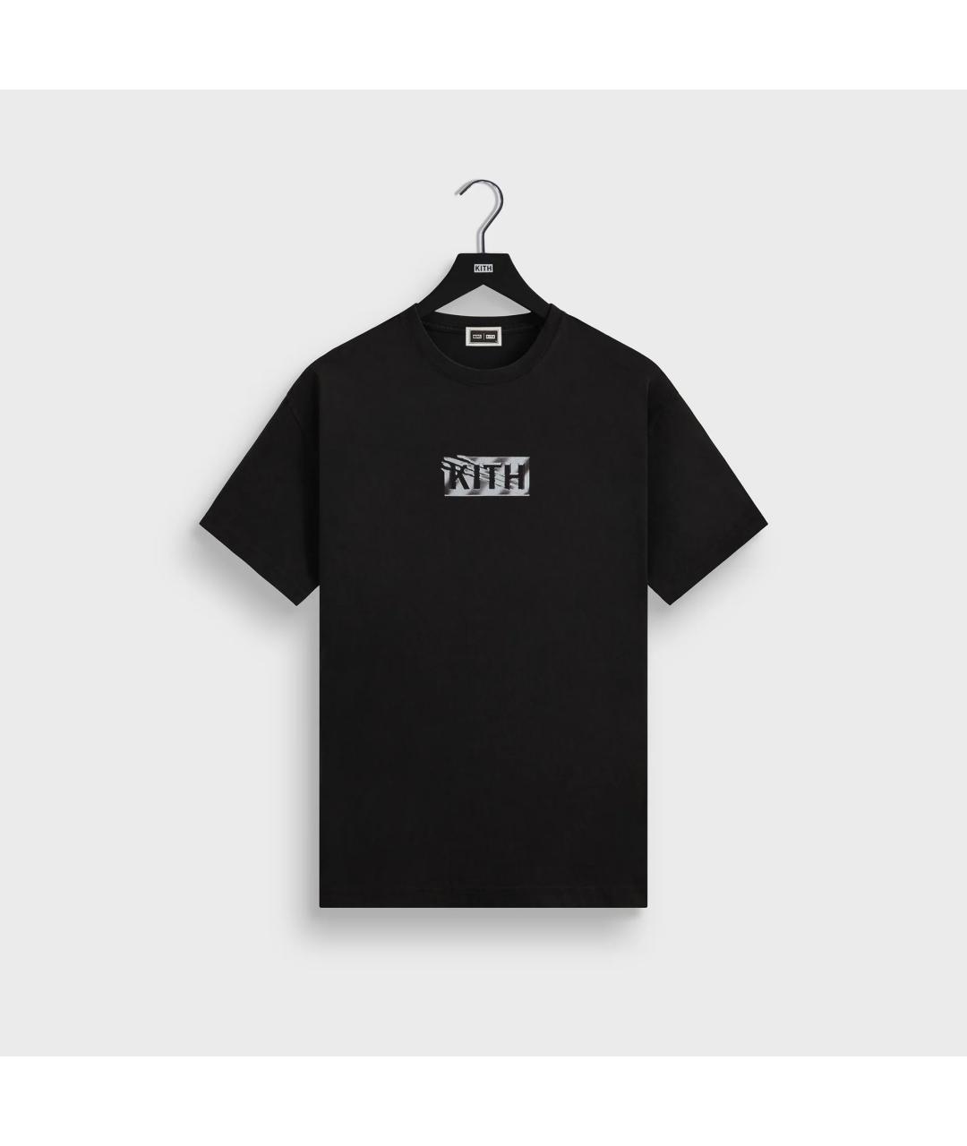 KITH Черная хлопковая футболка, фото 2