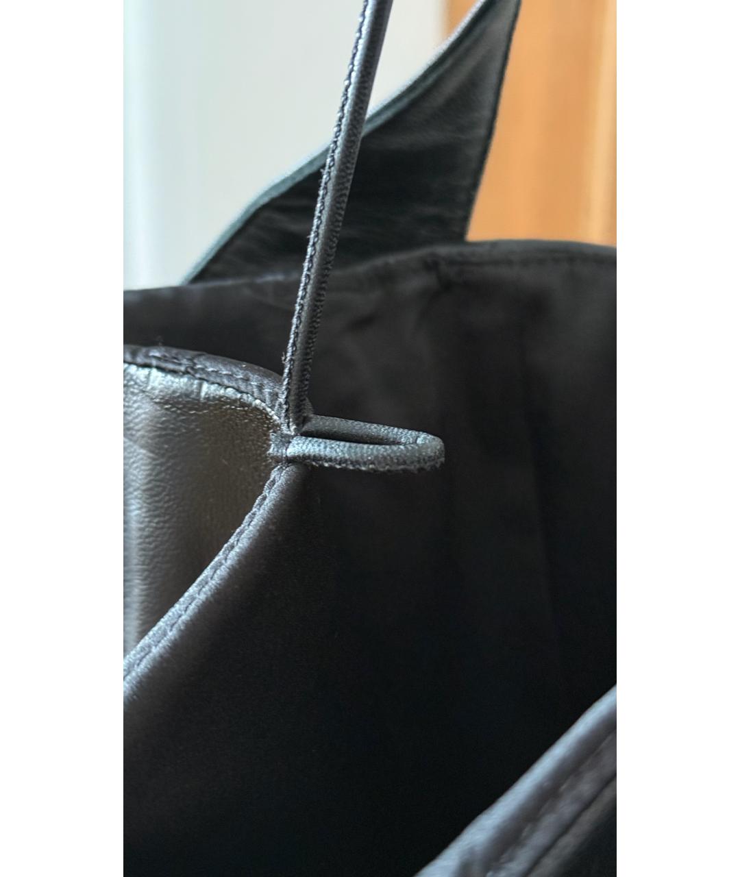 16ARLINGTON Черное кожаное вечернее платье, фото 5