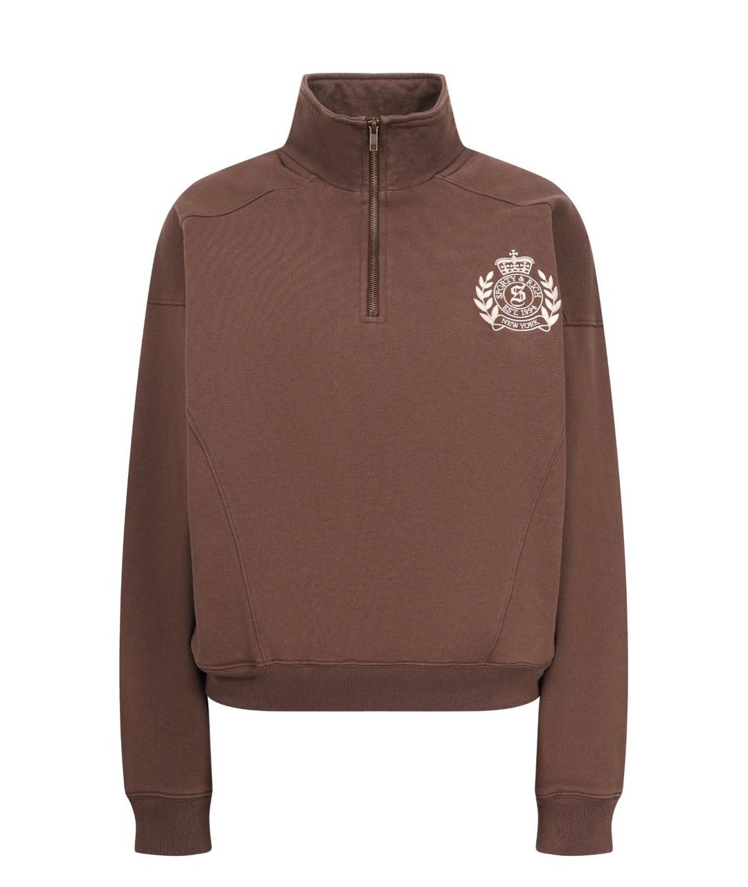 SPORTY AND RICH Коричневый хлопковый костюм с брюками, фото 3