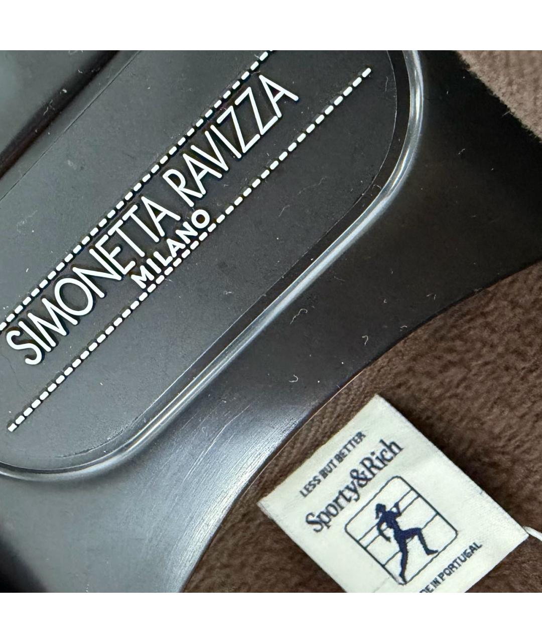 SPORTY AND RICH Коричневый хлопковый костюм с брюками, фото 8