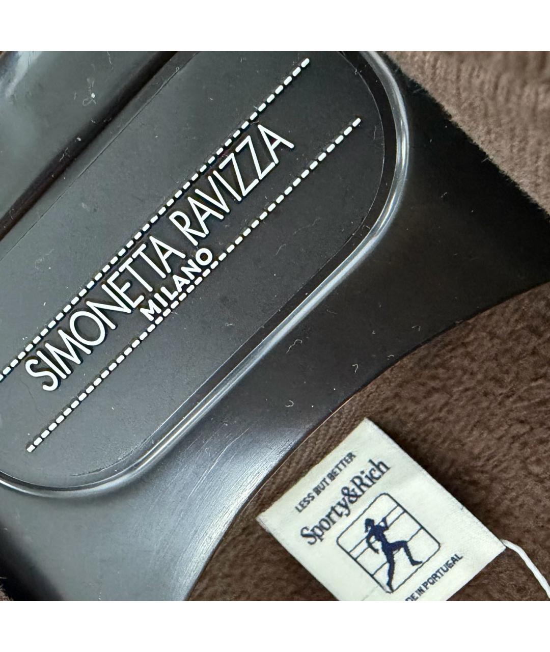 SPORTY AND RICH Коричневый хлопковый костюм с брюками, фото 6