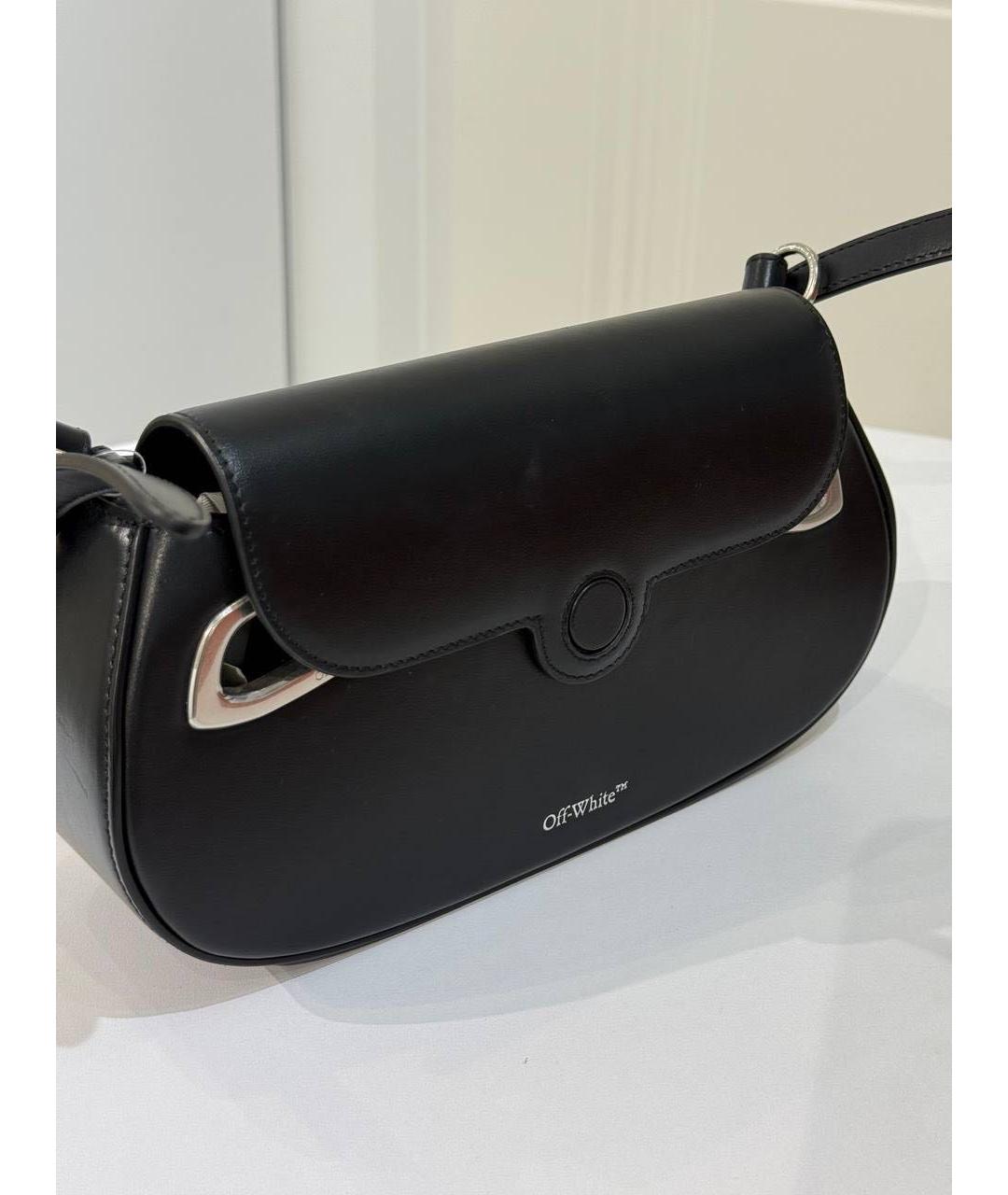 OFF-WHITE Черная сумка с короткими ручками, фото 2