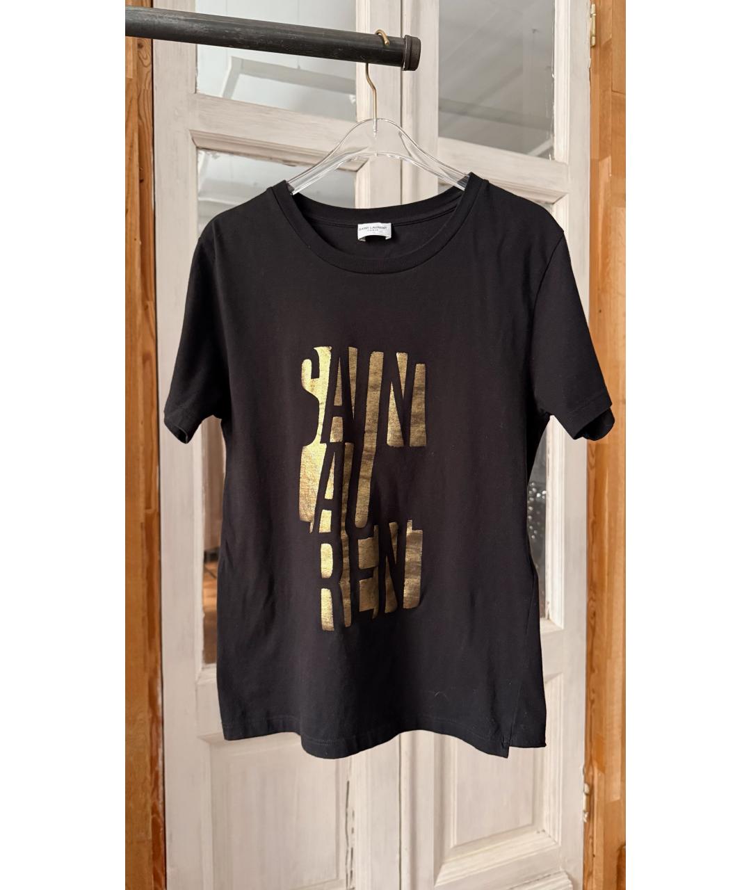 SAINT LAURENT Черная футболка, фото 5
