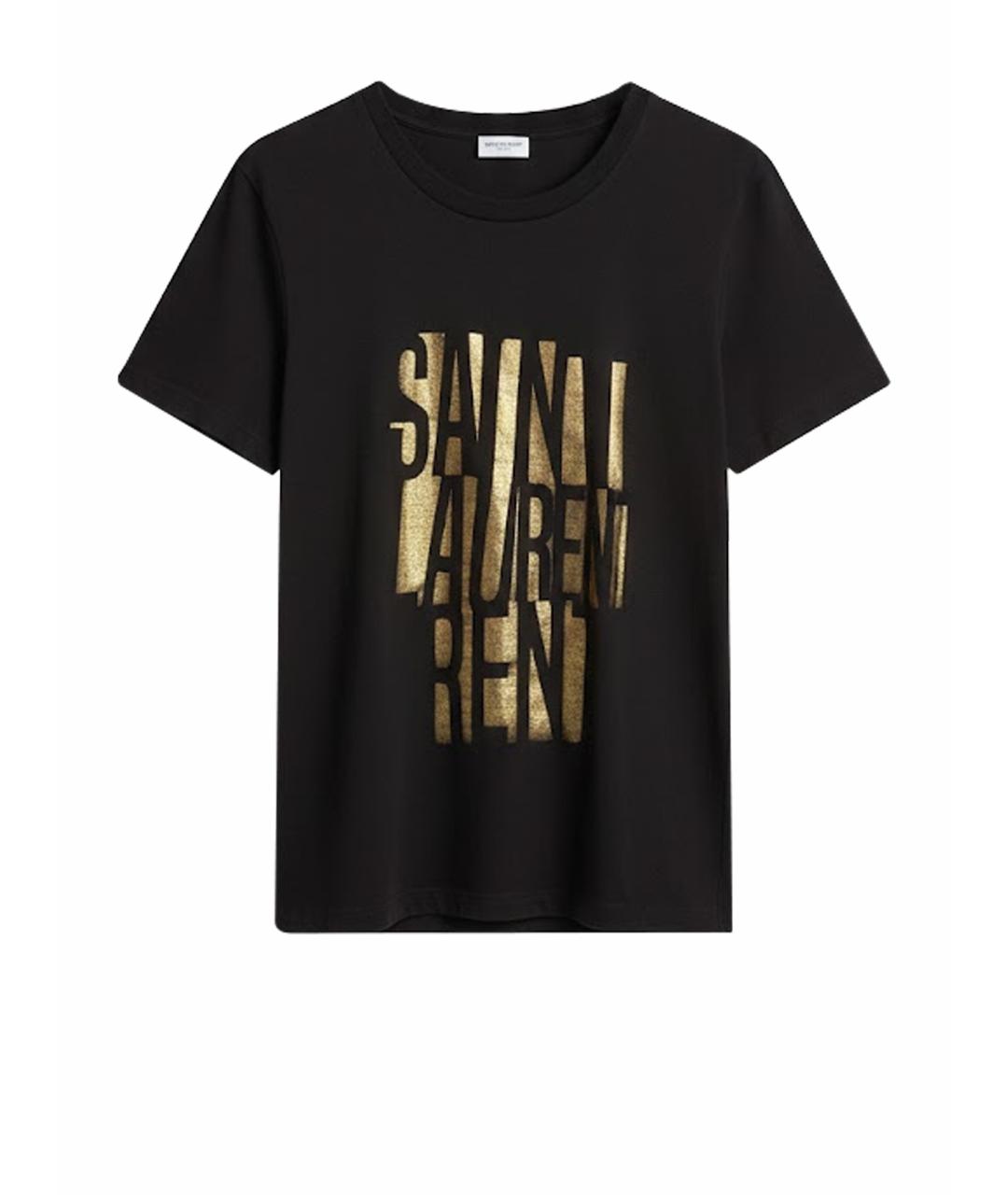 SAINT LAURENT Черная футболка, фото 1