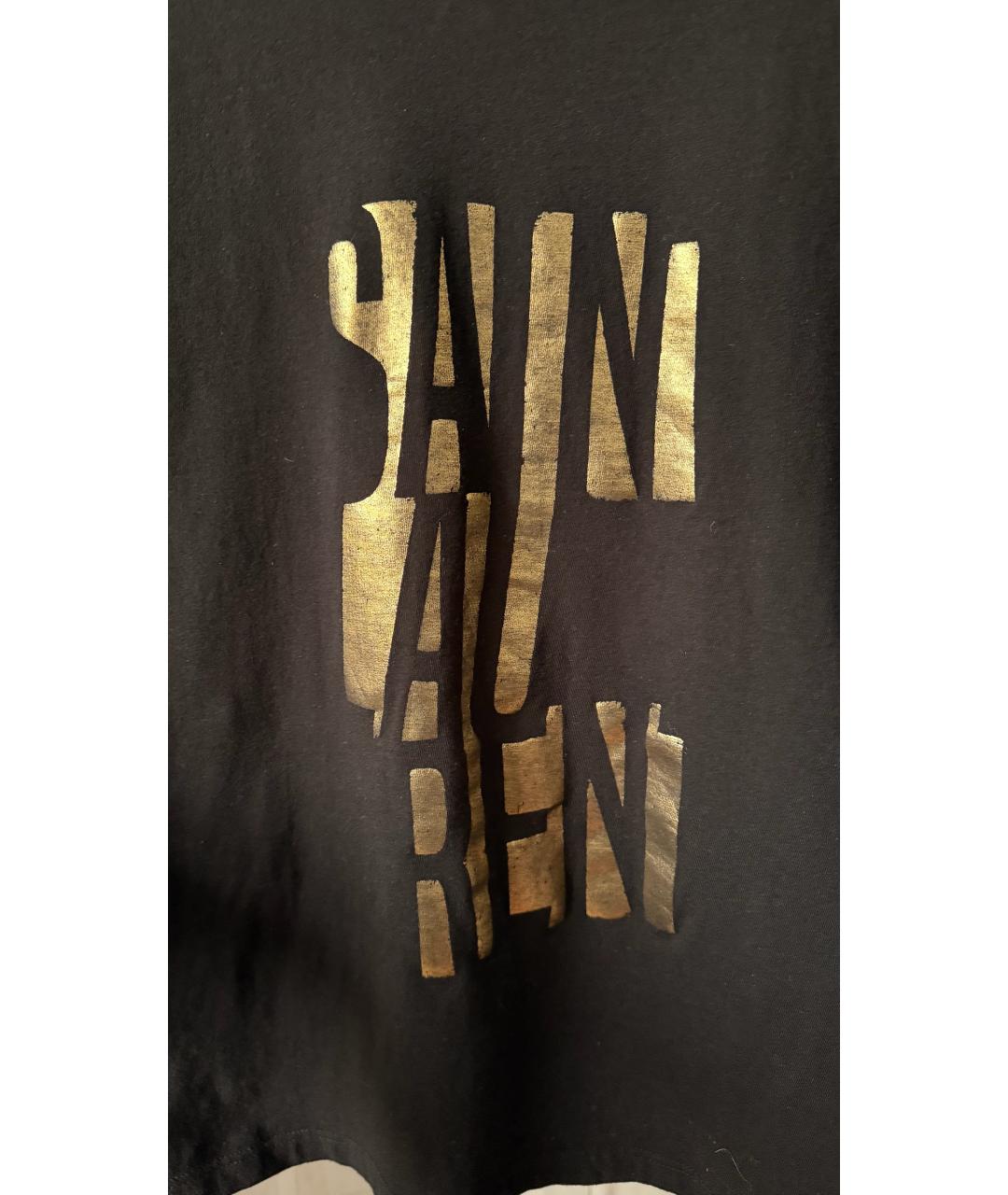 SAINT LAURENT Черная футболка, фото 4