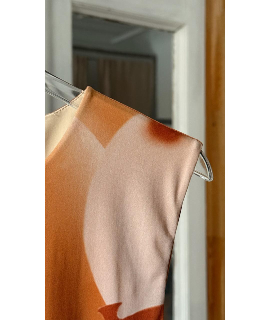 LOEWE Оранжевое коктейльное платье, фото 4