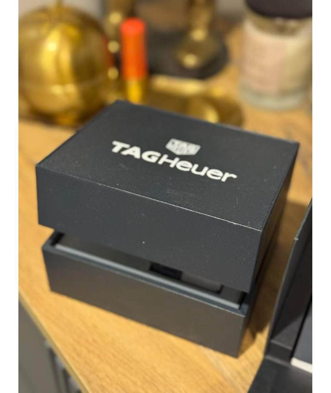 TAG HEUER Темно-синие стальные часы, фото 4