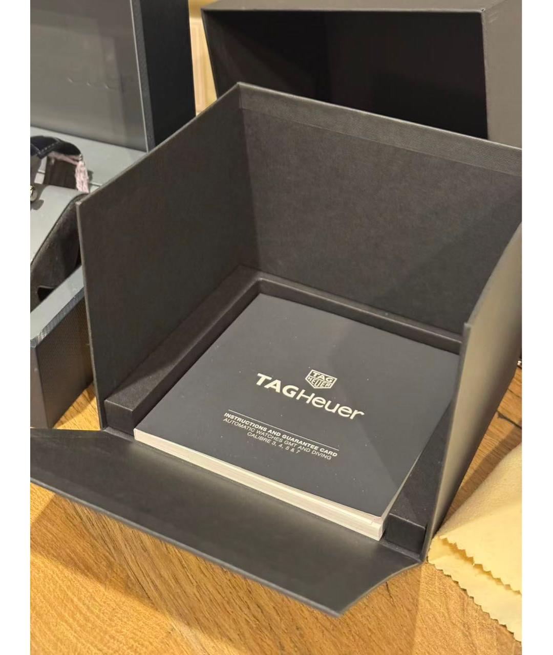 TAG HEUER Темно-синие стальные часы, фото 5