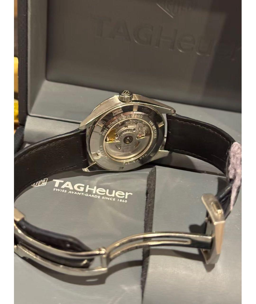 TAG HEUER Темно-синие стальные часы, фото 2