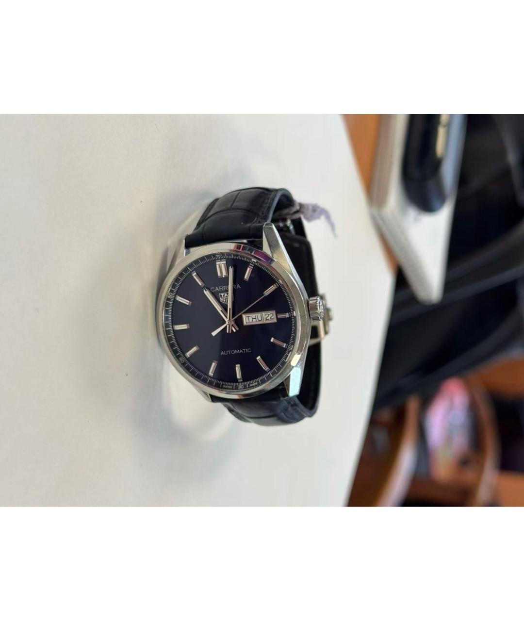 TAG HEUER Темно-синие стальные часы, фото 8