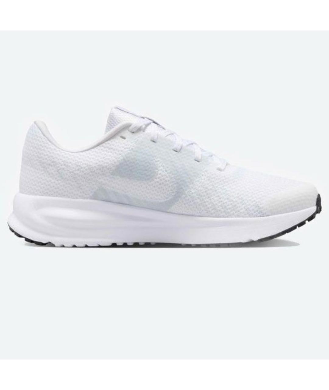 NIKE Белые текстильные низкие кроссовки / кеды, фото 7