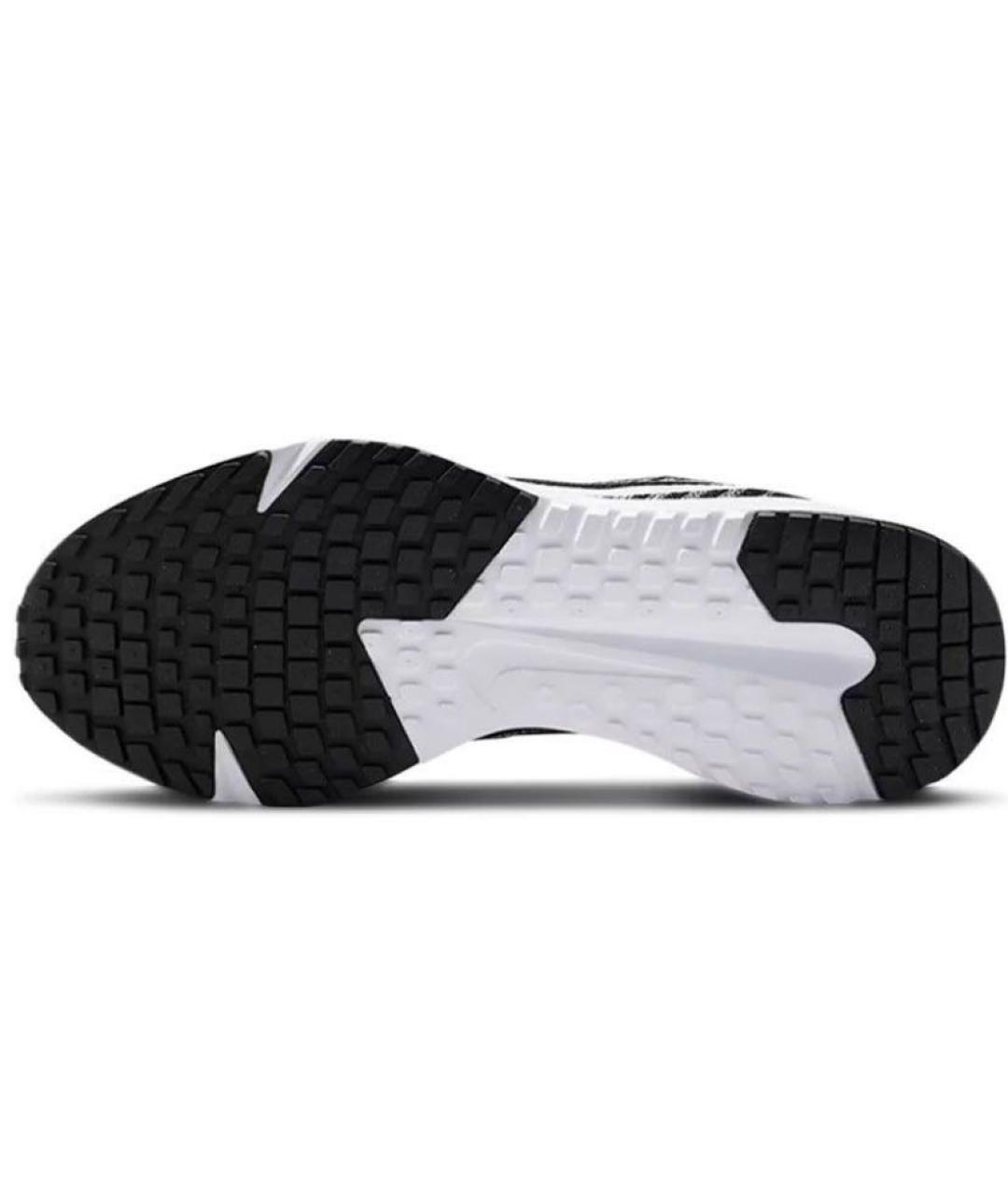 NIKE Черные текстильные низкие кроссовки / кеды, фото 5