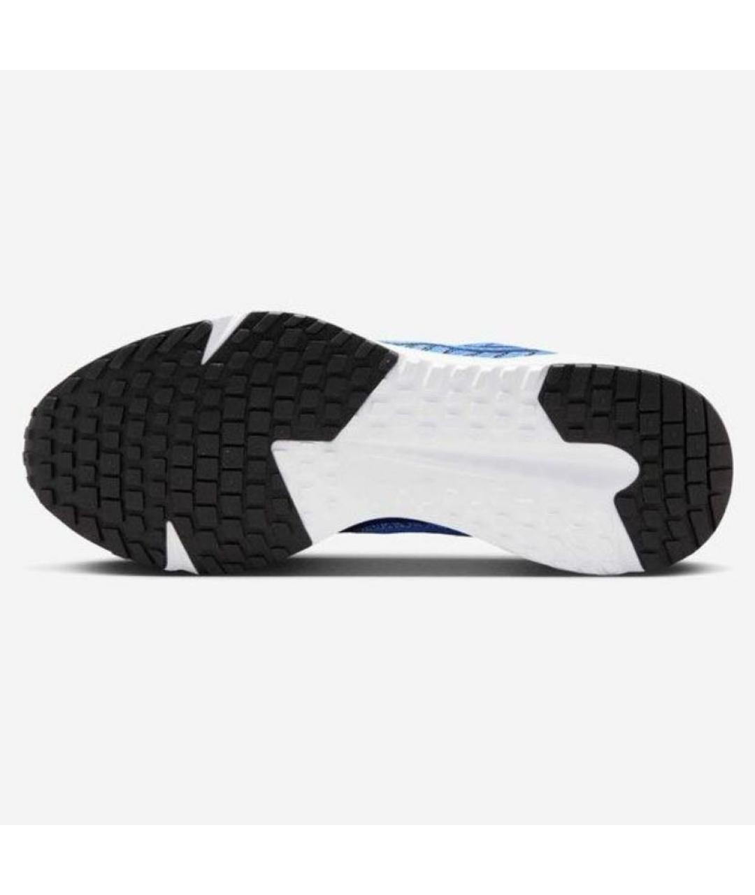 NIKE Синие текстильные низкие кроссовки / кеды, фото 6