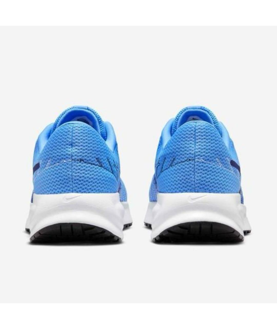 NIKE Синие текстильные низкие кроссовки / кеды, фото 4