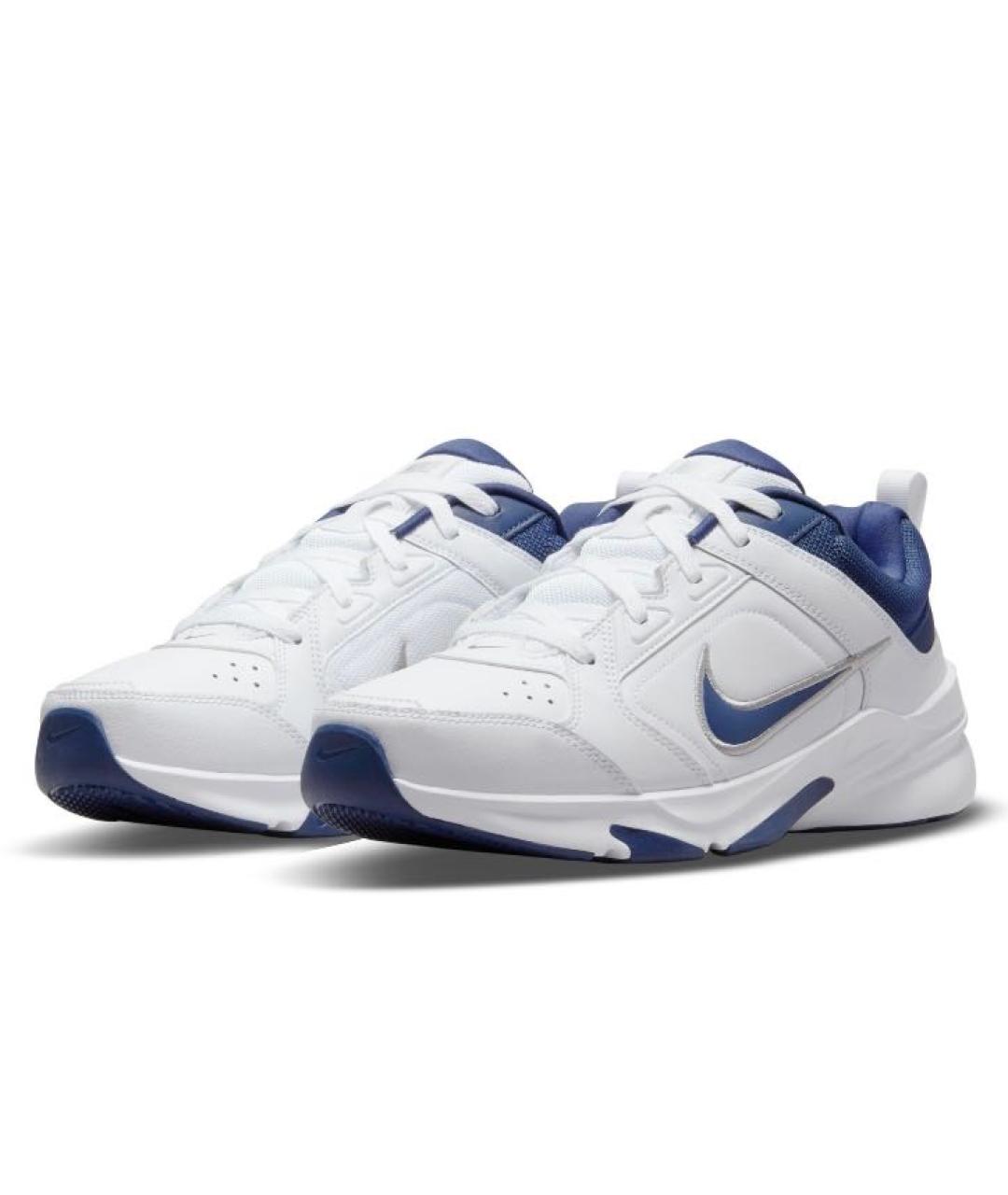 NIKE Белые кожаные низкие кроссовки / кеды, фото 3