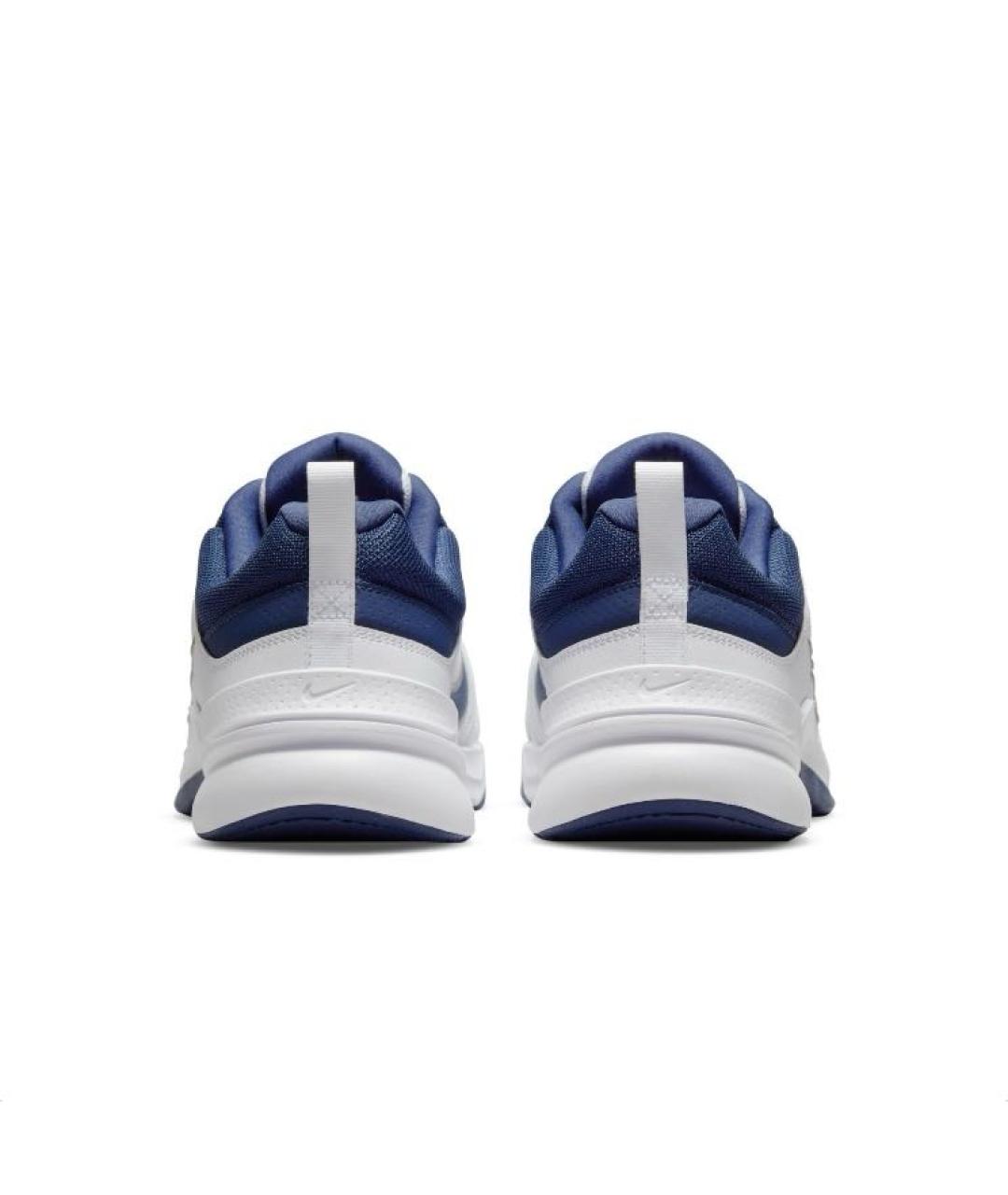 NIKE Белые кожаные низкие кроссовки / кеды, фото 4