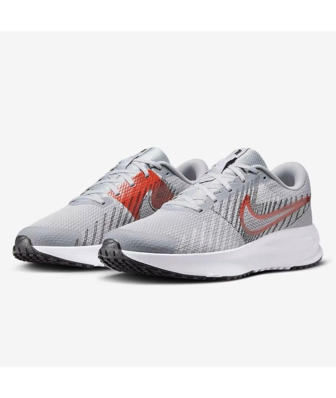 NIKE Серые текстильные низкие кроссовки / кеды, фото 3