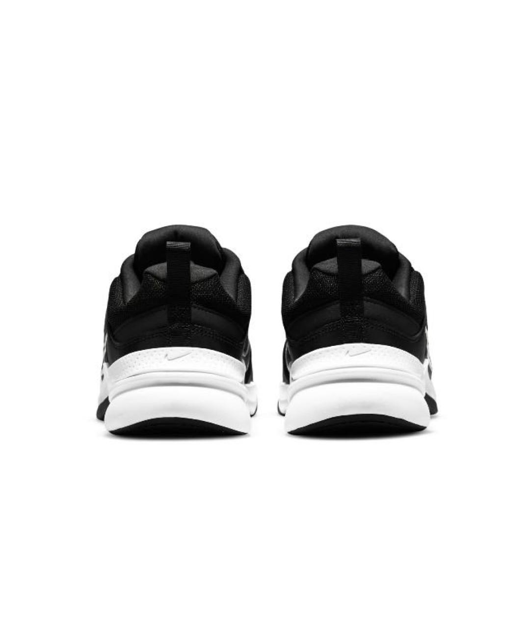 NIKE Черные кожаные низкие кроссовки / кеды, фото 3